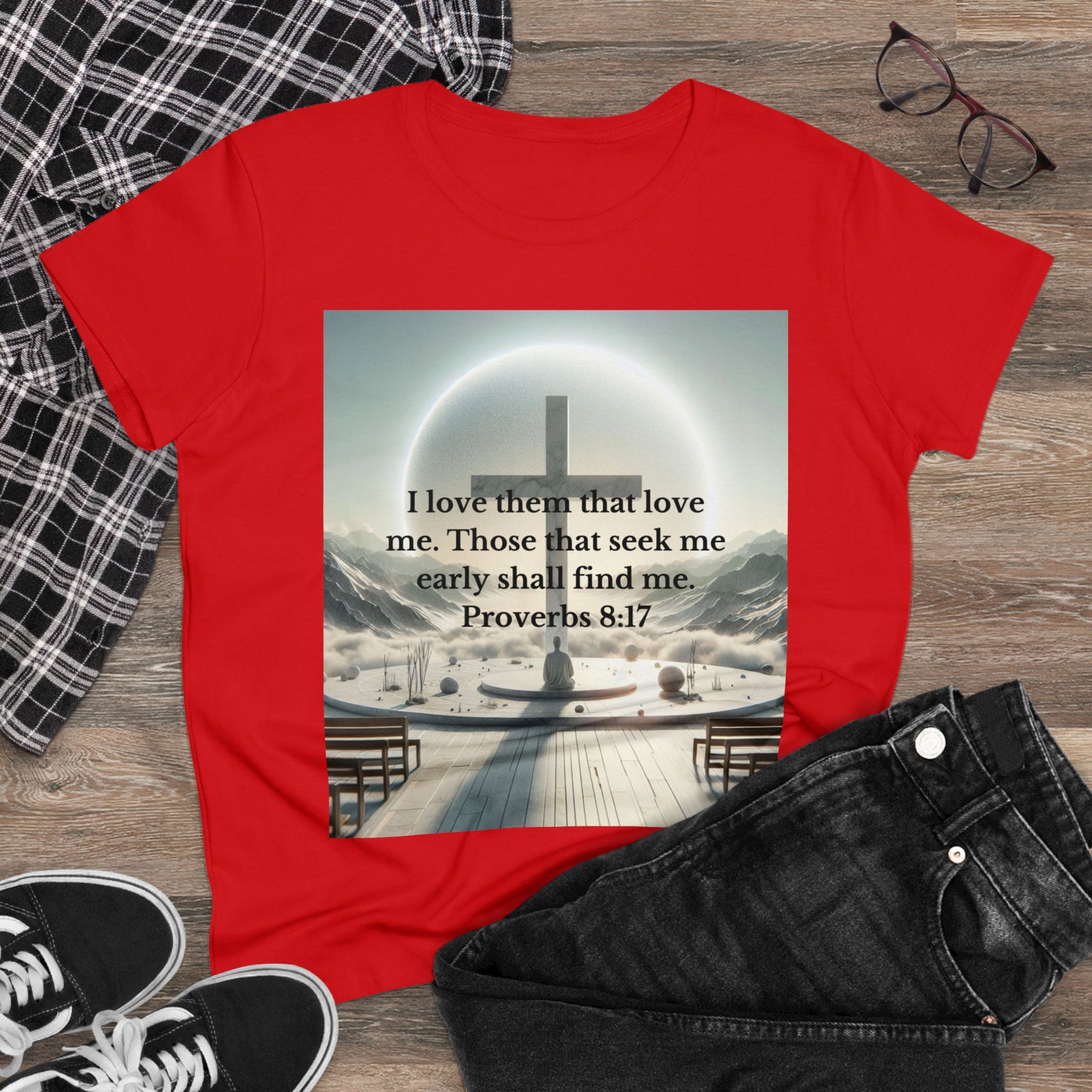 Proverbs 8:17 T-Shirt T-Shirt Printify   