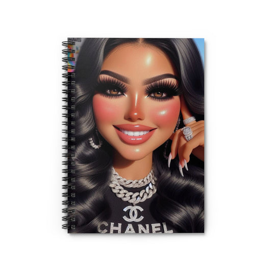 Chanel Mami Spiral Notebook Paper products Printify One Size  