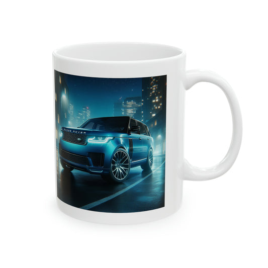 Blue Range Rover Mug Mug Printify   