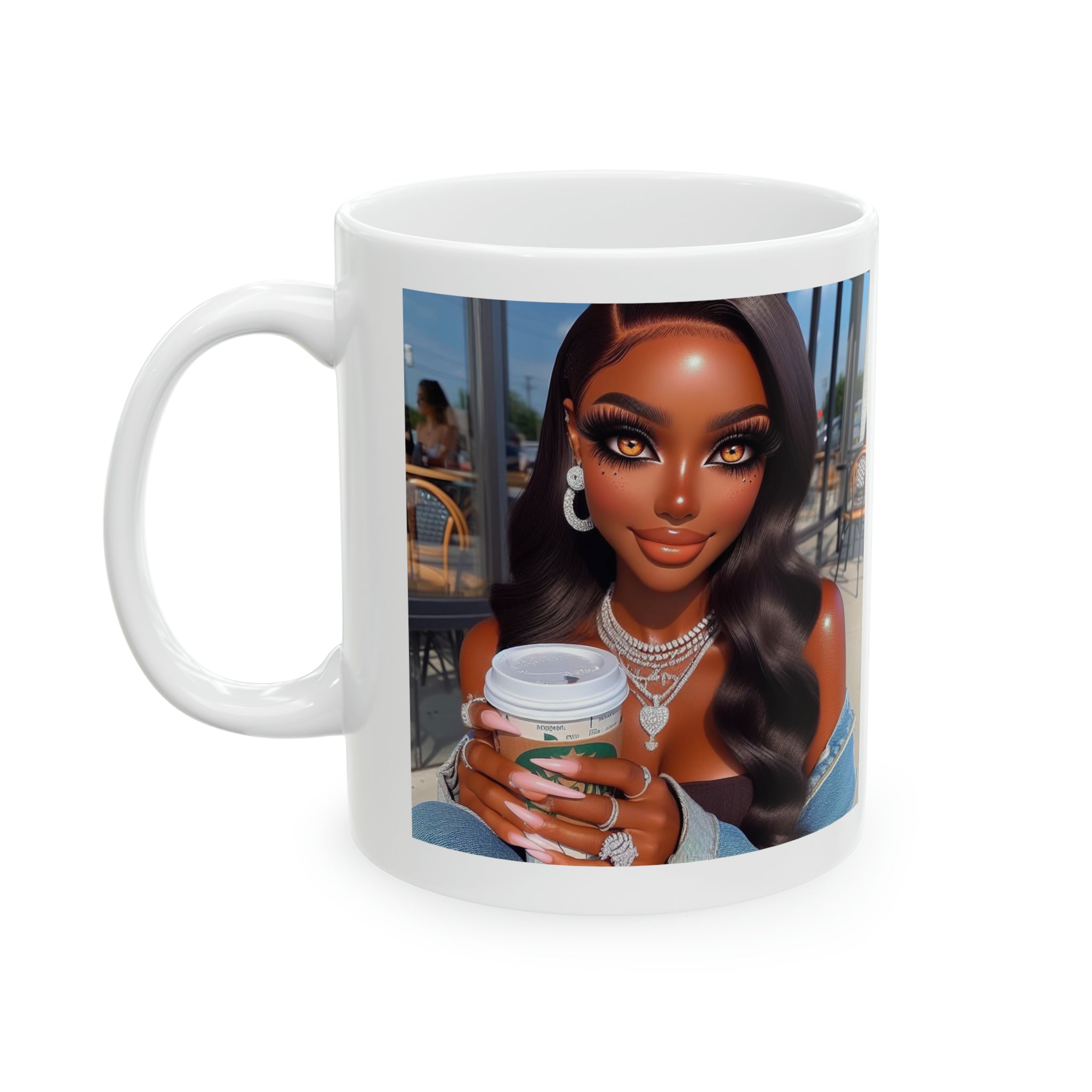 Coffee Beauty Mug Mug Printify 11oz  