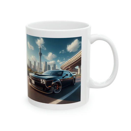 Black Challenger Mug Mug Printify   