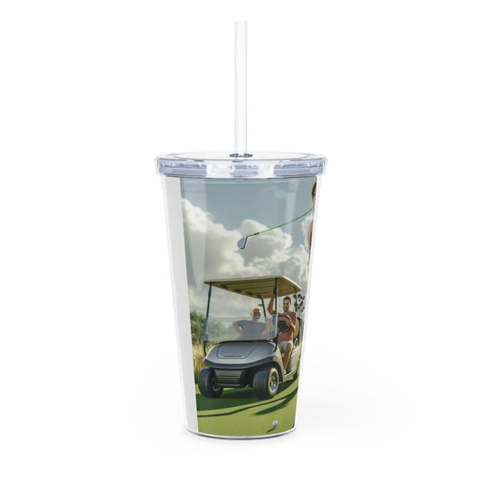 Golf Tournament Tumbler with Straw Mug Printify   