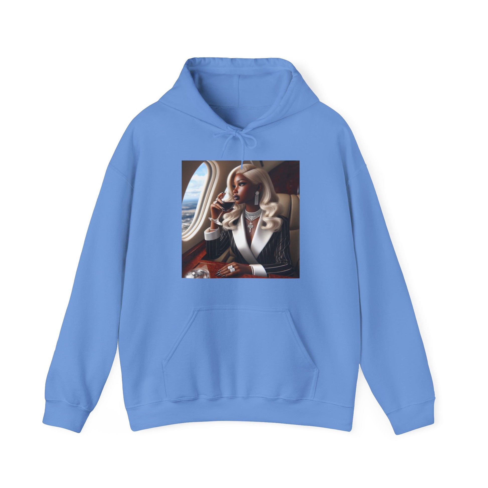 Private Business Hoodie Hoodie Printify Carolina Blue S 