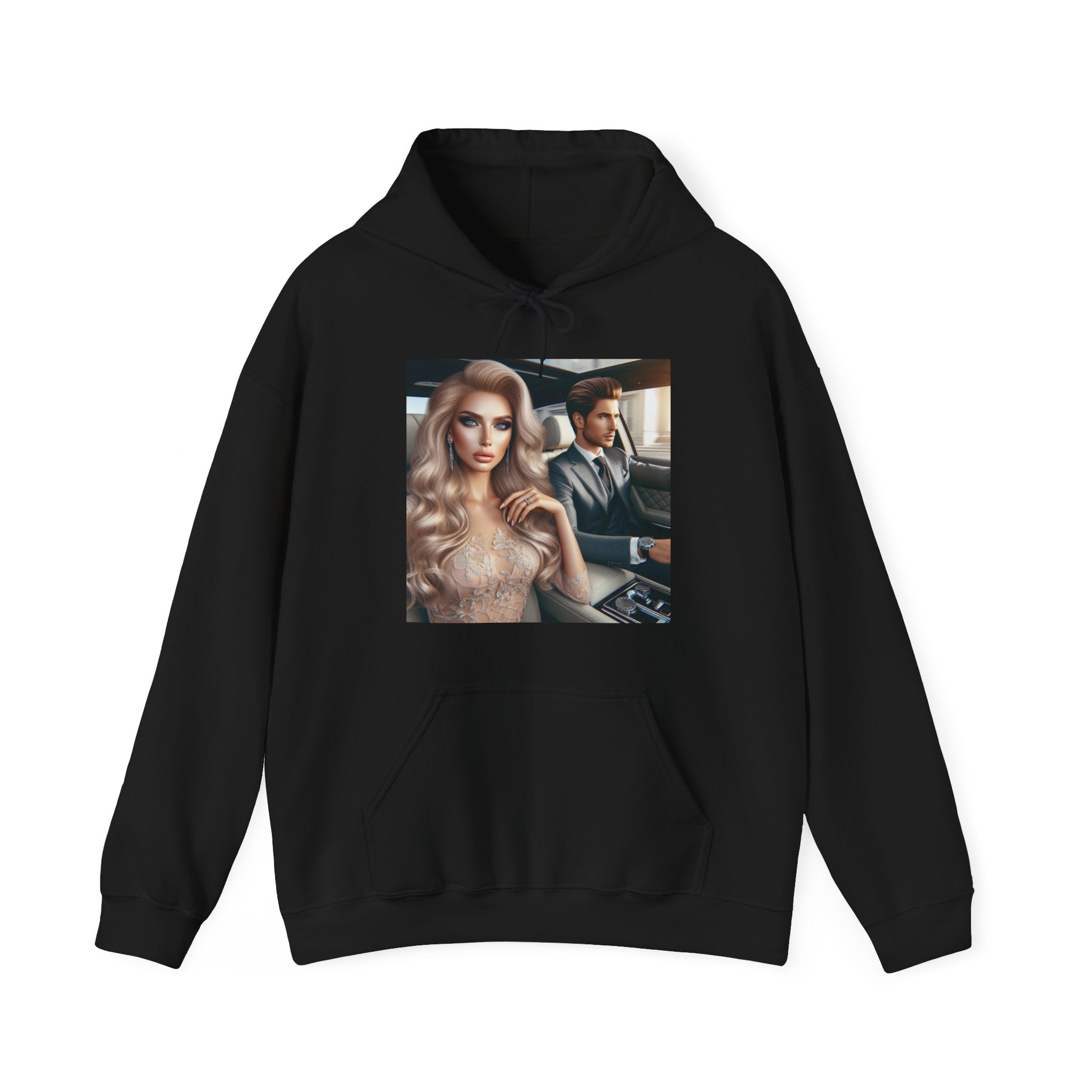 Elegant Drive Hoodie Hoodie Printify Black S 