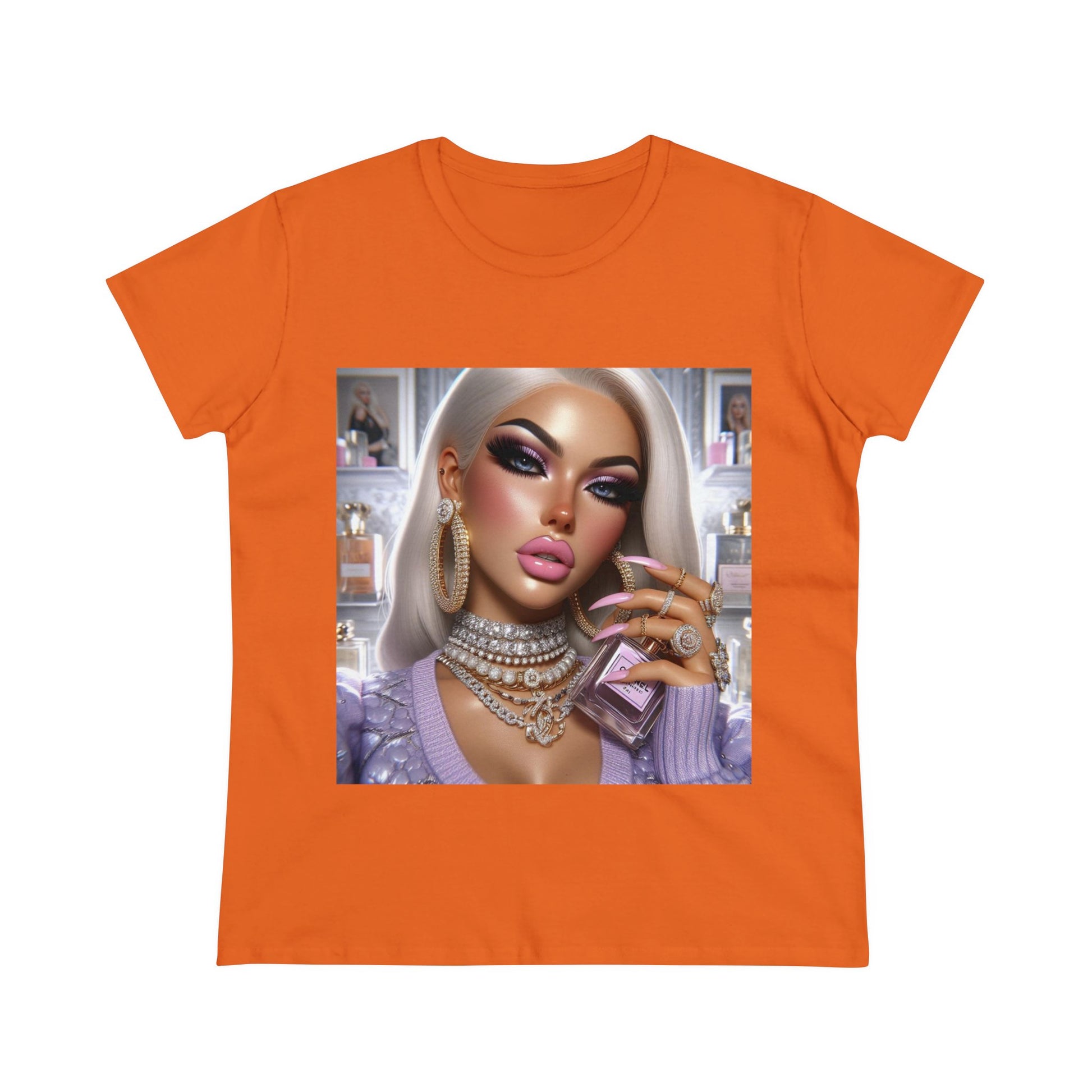 Chanel Please T-Shirt T-Shirt Printify Orange S 