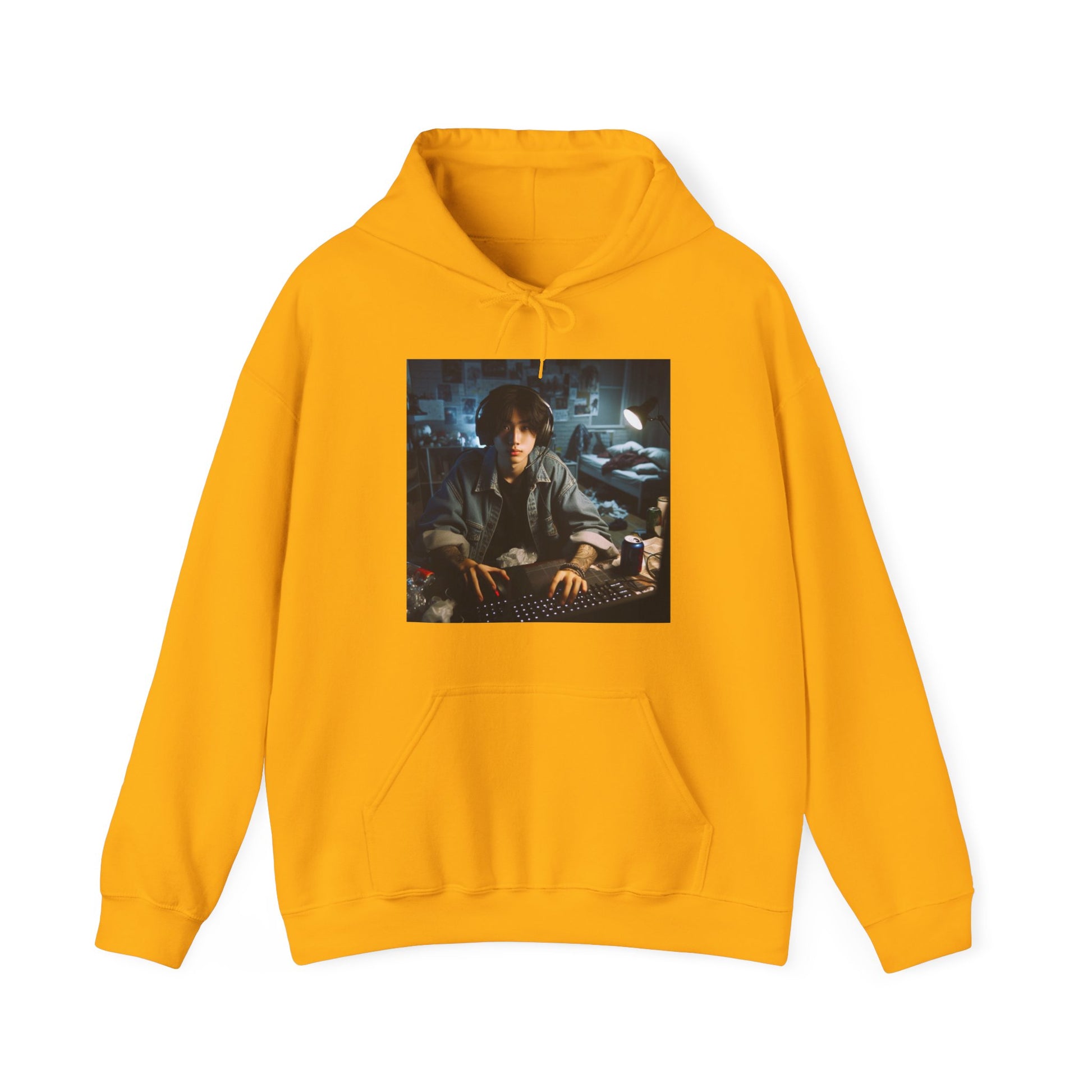 Game Time Hoodie Hoodie Printify Gold S 