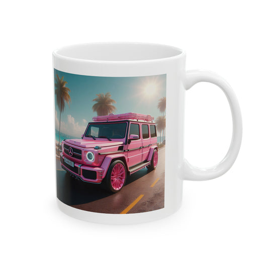 Pink G-Wagon Mug Mug Printify   