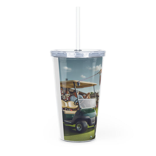 Golf Tournament Tumbler with Straw Mug Printify   