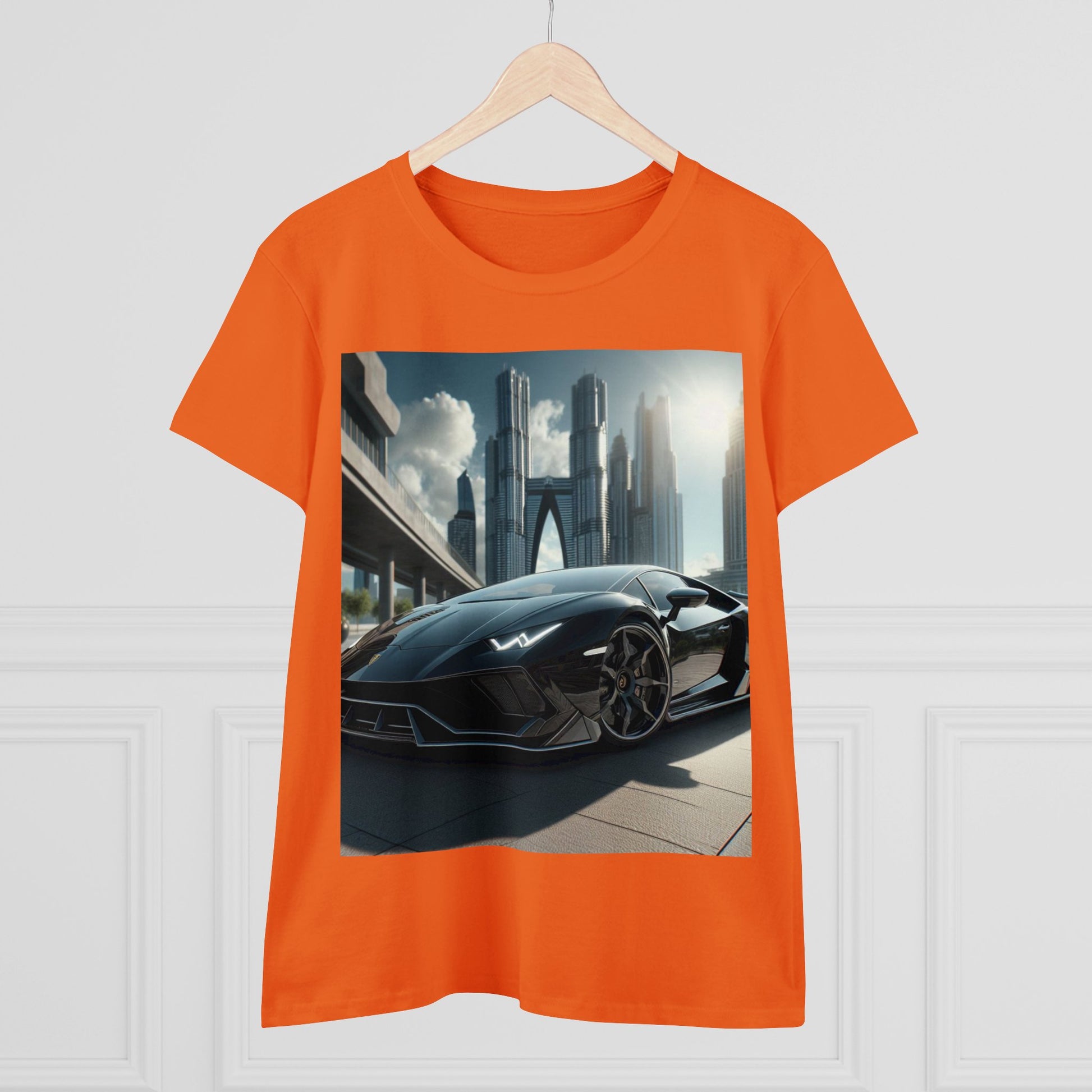 Black Lamborghini T-Shirt T-Shirt Printify   