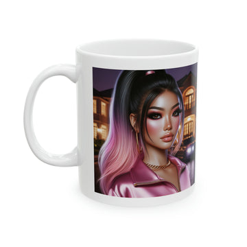 Pink at Night Mug Mug Printify 11oz  