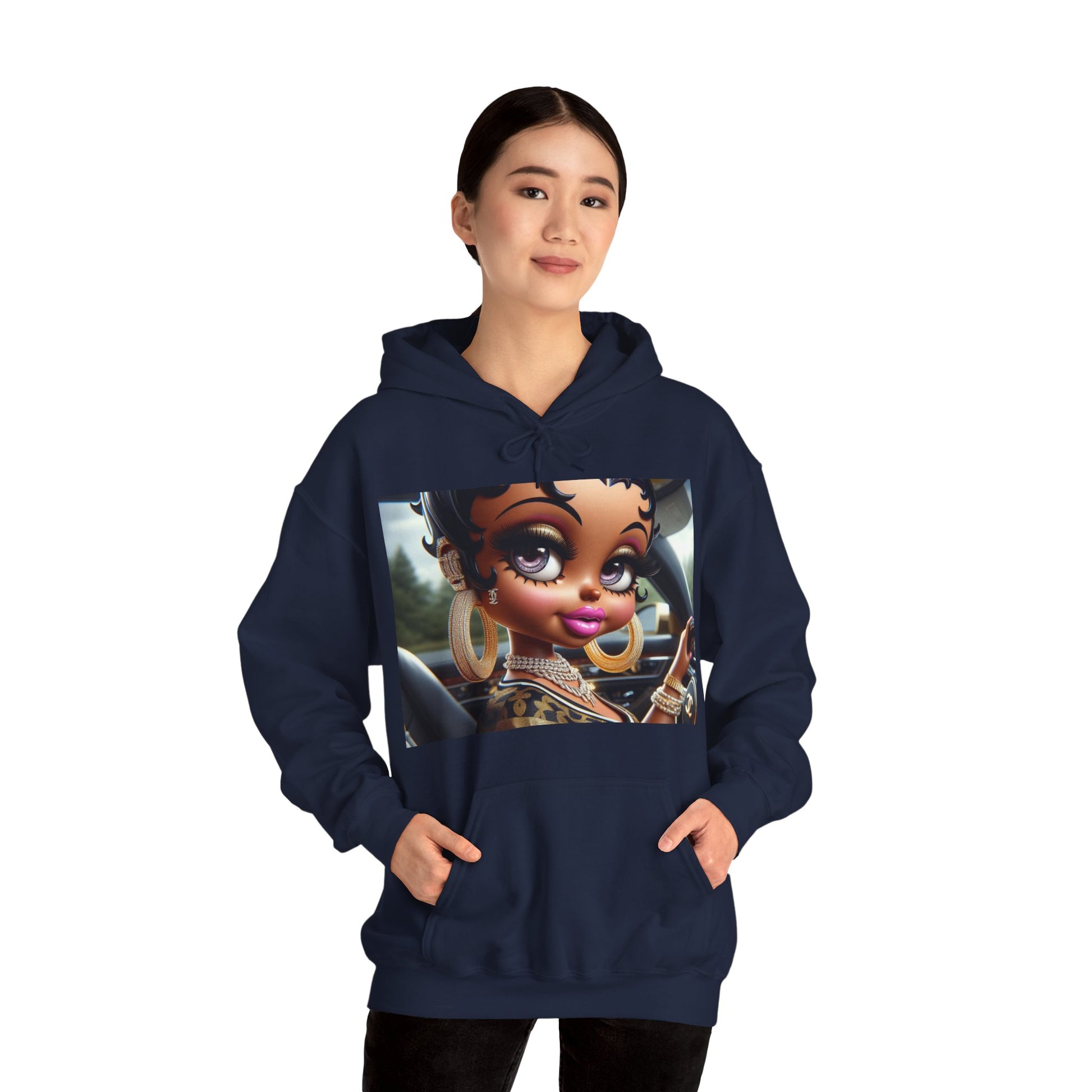 Betty Beauty Hoodie Hoodie Printify   