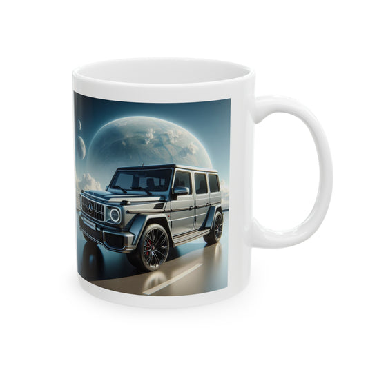 Silver G-Wagon Mug Mug Printify   