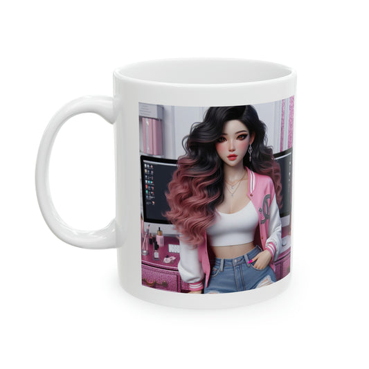 Pink Everything Mug Mug Printify 11oz  