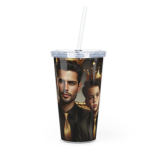 Royalty Tumbler with Straw Mug Printify 20oz Transparent 