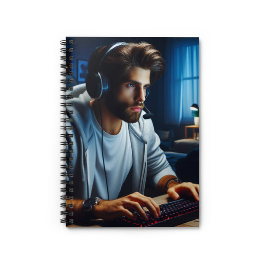 Game Time Spiral Notebook Paper products Printify One Size  