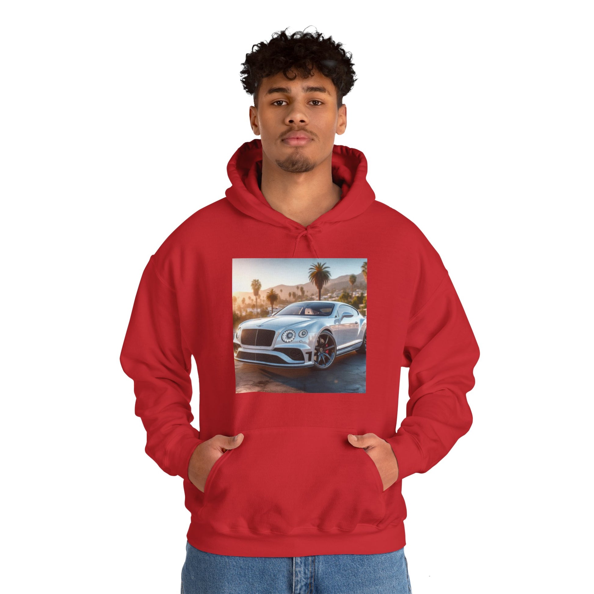 Silver Bentley Hoodie Hoodie Printify   