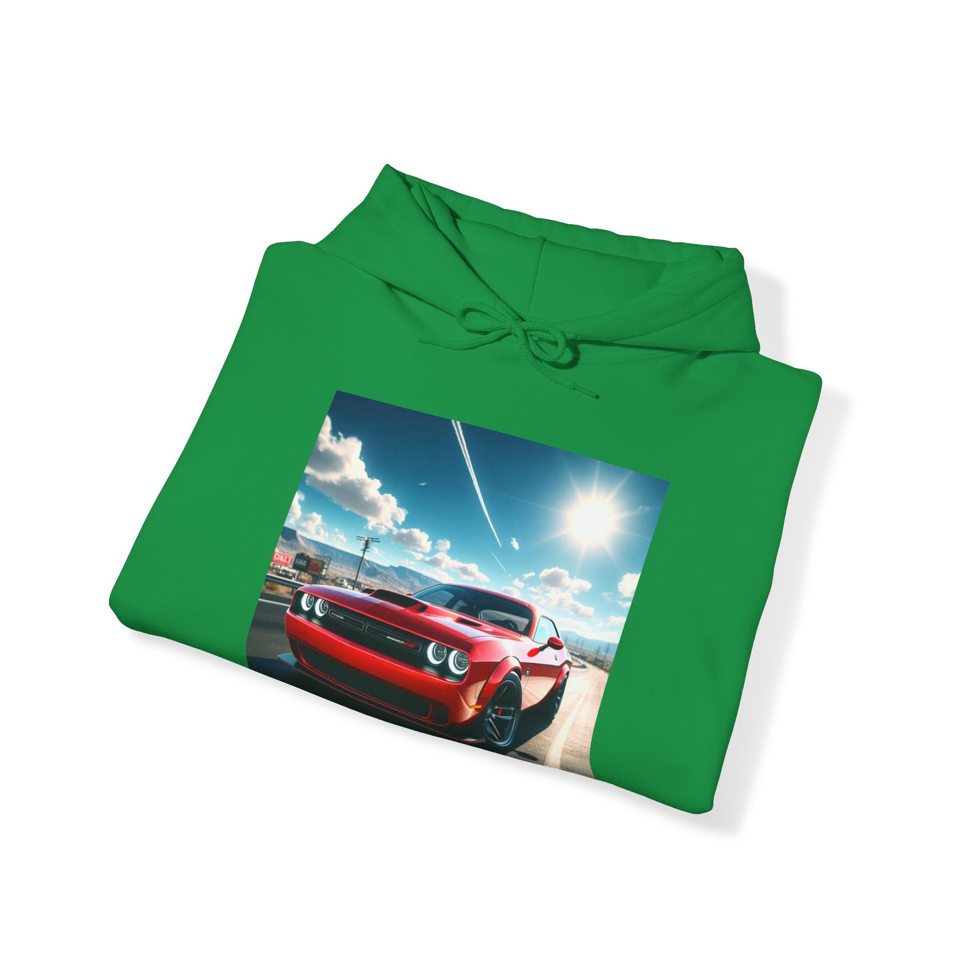 Red Challenger Hoodie Hoodie Printify   