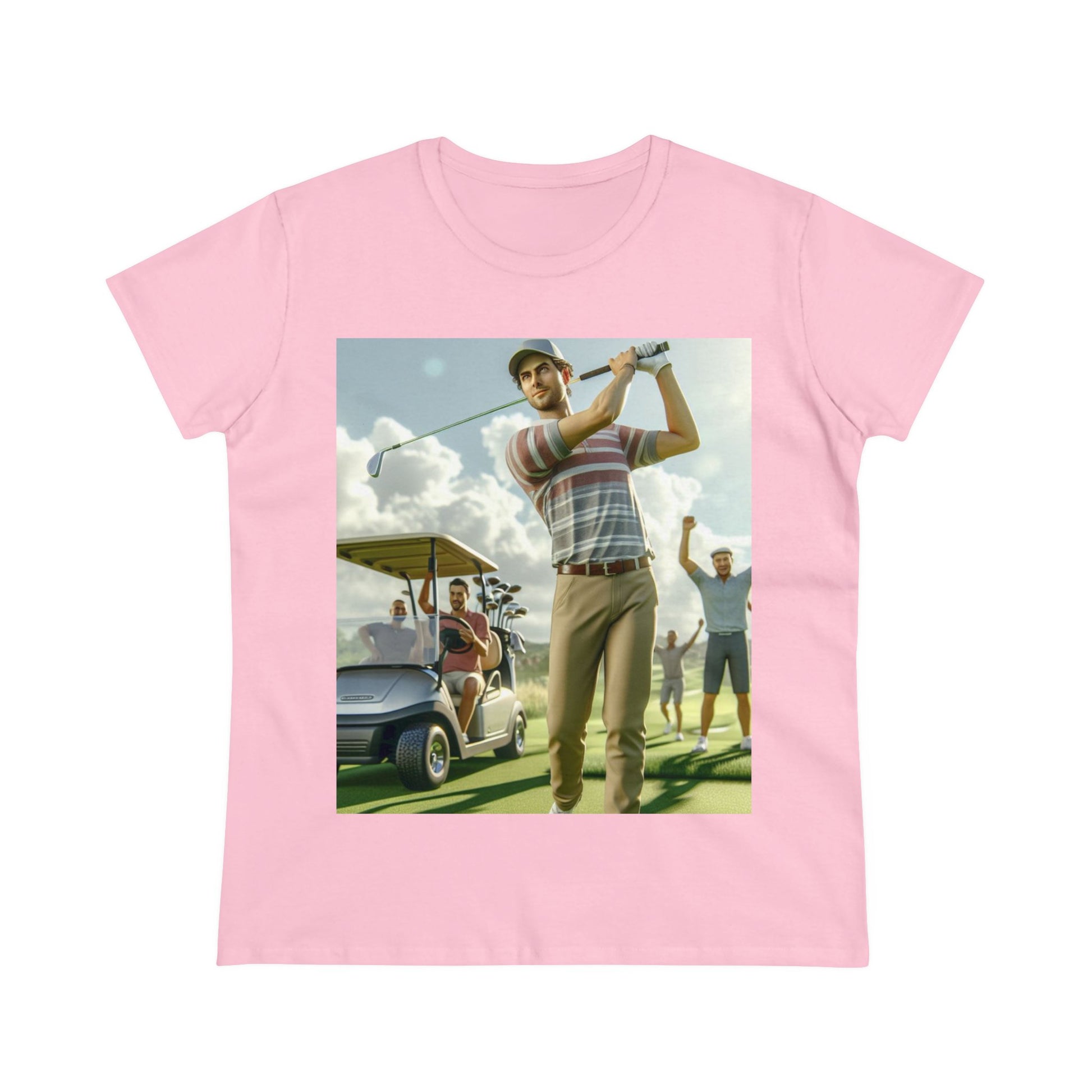 Golf Tournament T-Shirt T-Shirt Printify Light Pink S 