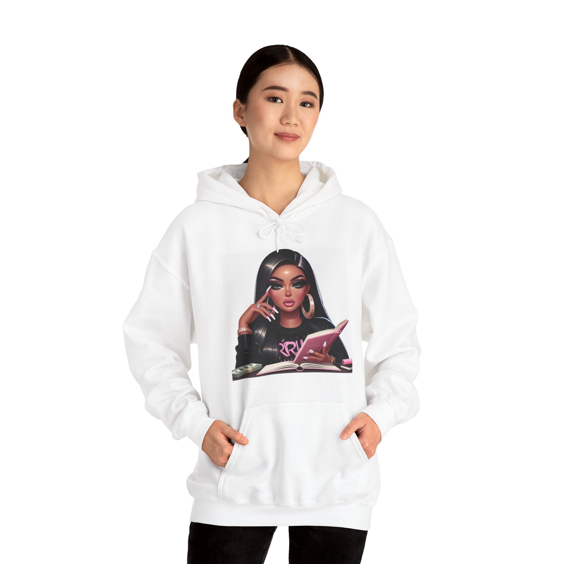 Thinking of a Plan Hoodie Hoodie Printify   