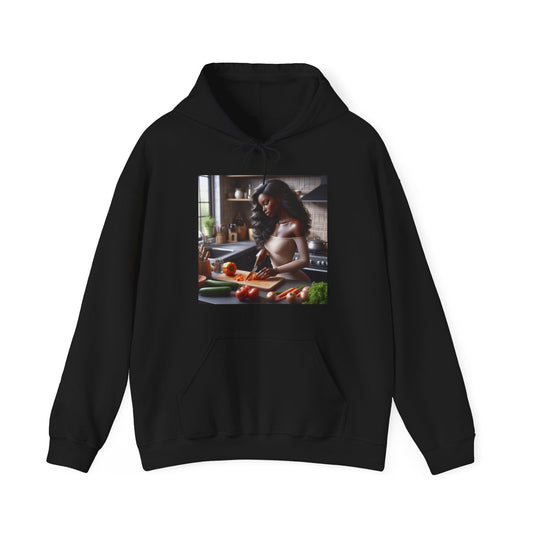 Dinner Time Hoodie Hoodie Printify Black S 