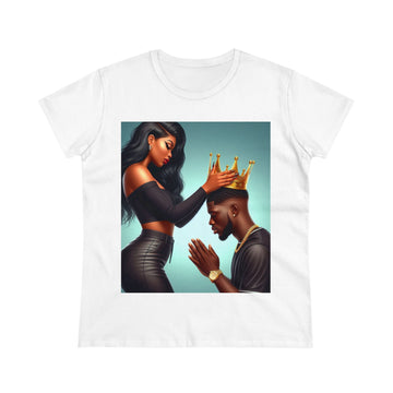 My King T-Shirt T-Shirt Printify White S 