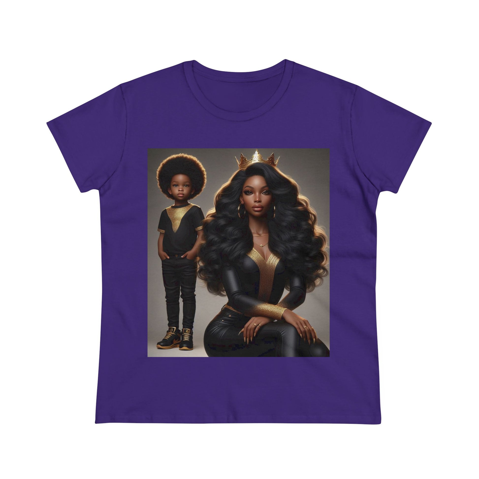 Royalty T-Shirt T-Shirt Printify Purple S 