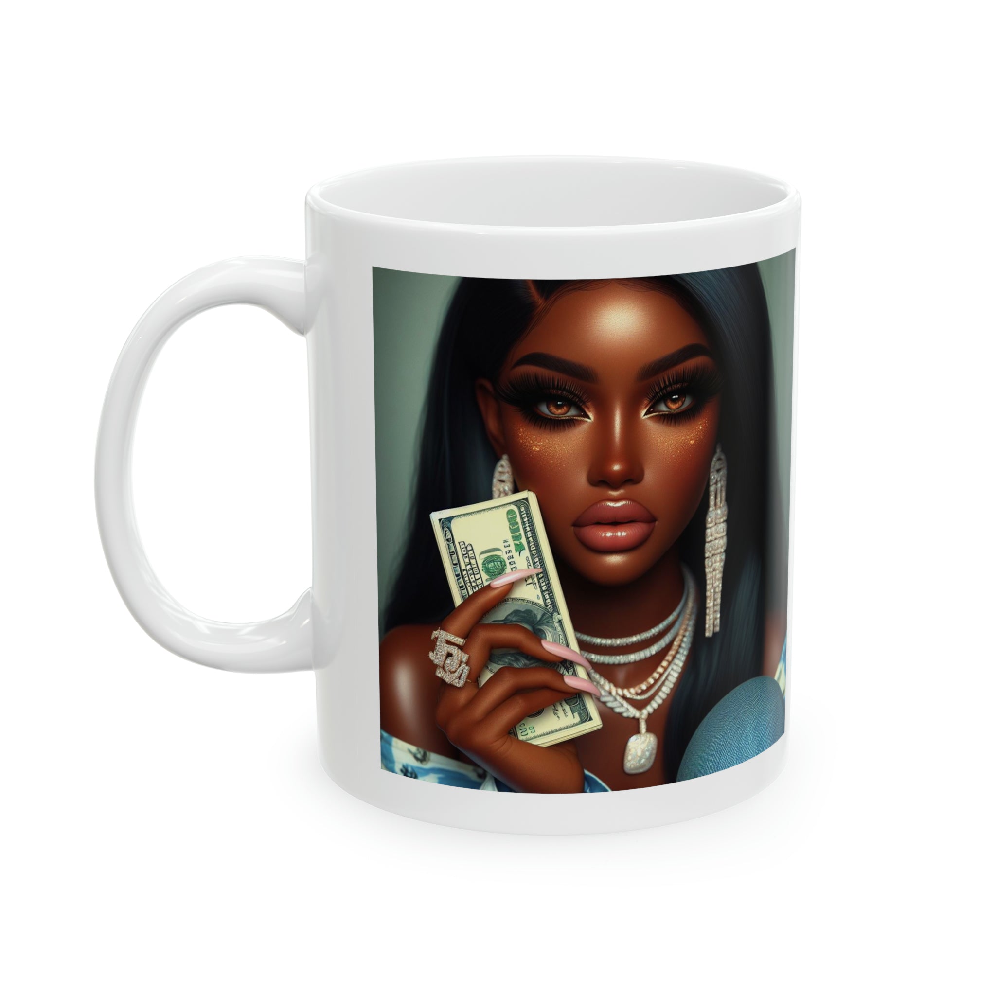 Money Talks Mug Mug Printify 11oz  