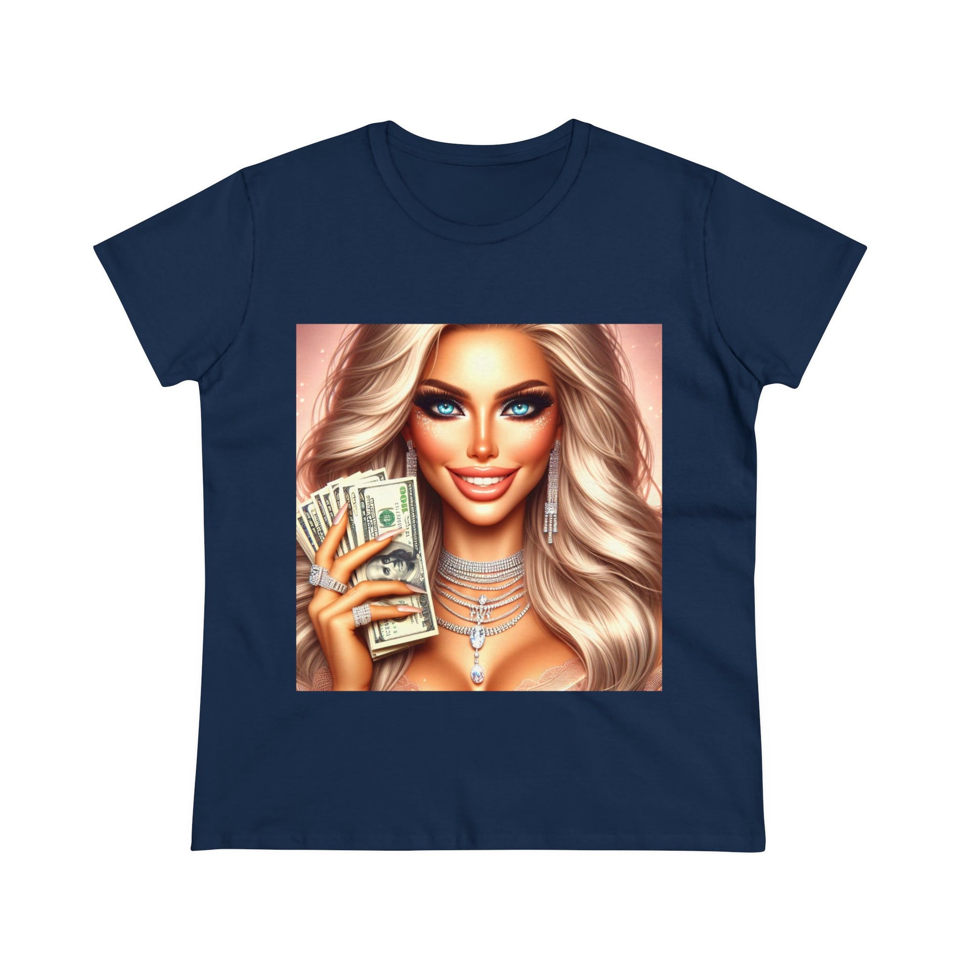 Money Talks T-Shirt T-Shirt Printify Navy S 