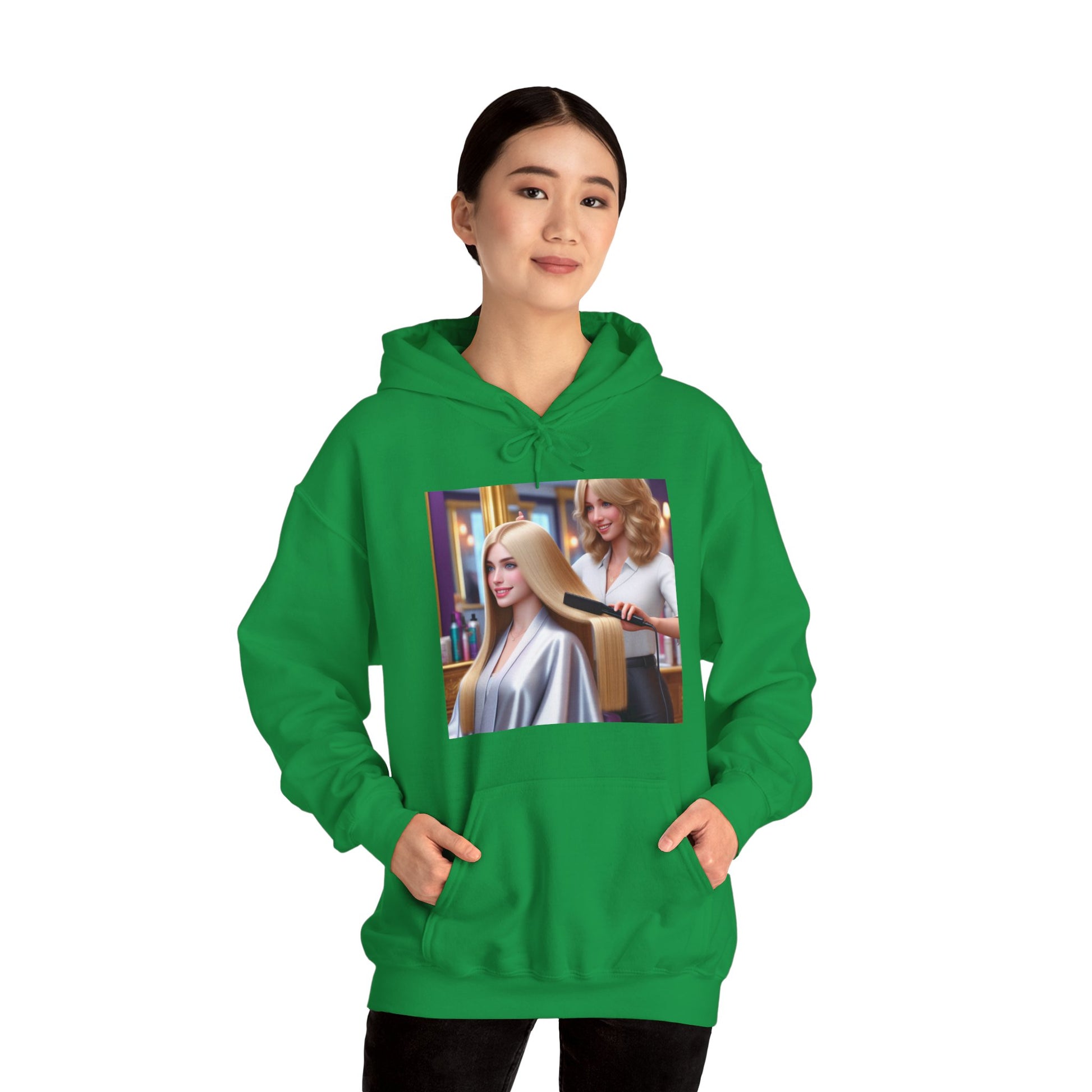 Hair Day Hoodie Hoodie Printify   