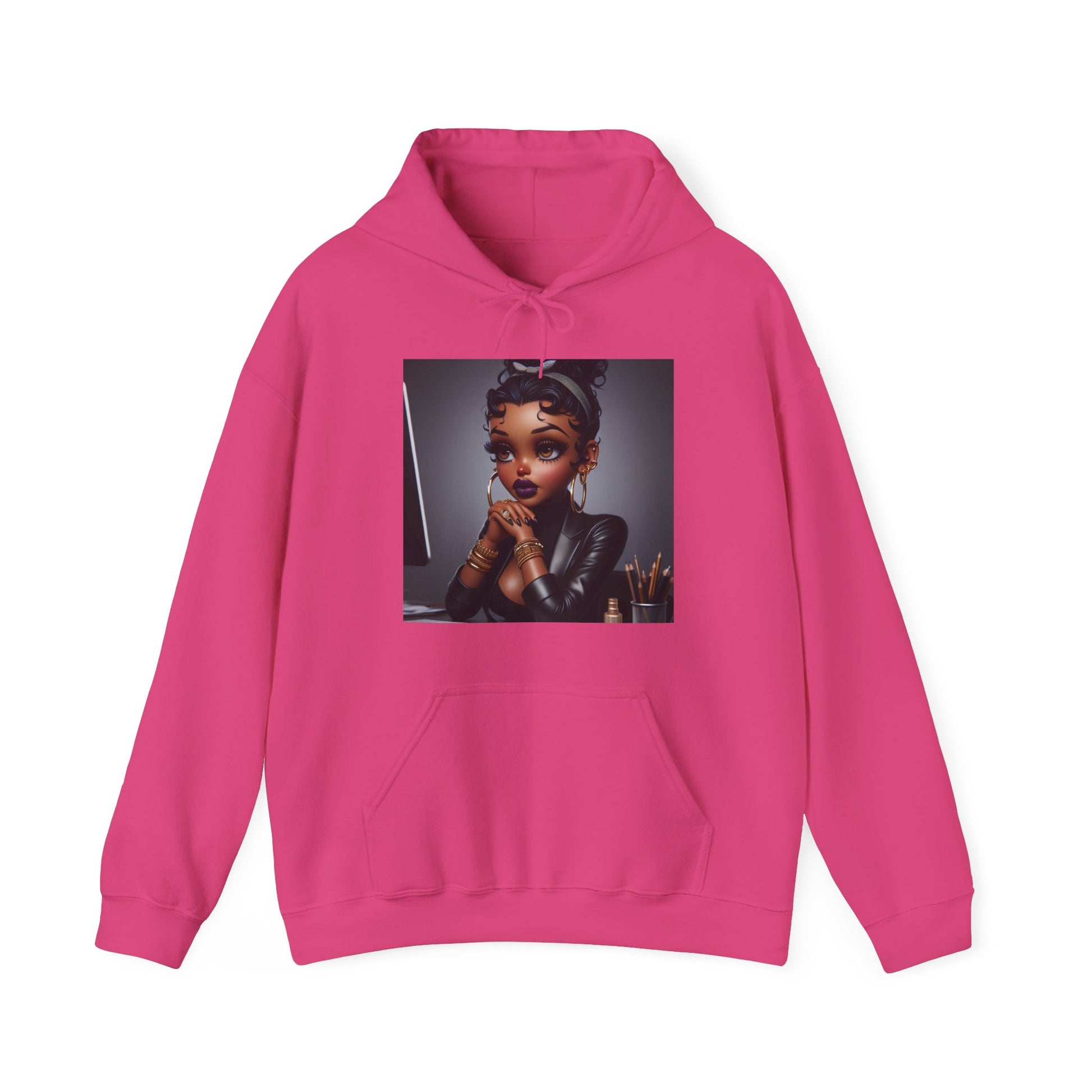 Business Betty Hoodie Hoodie Printify Heliconia S 