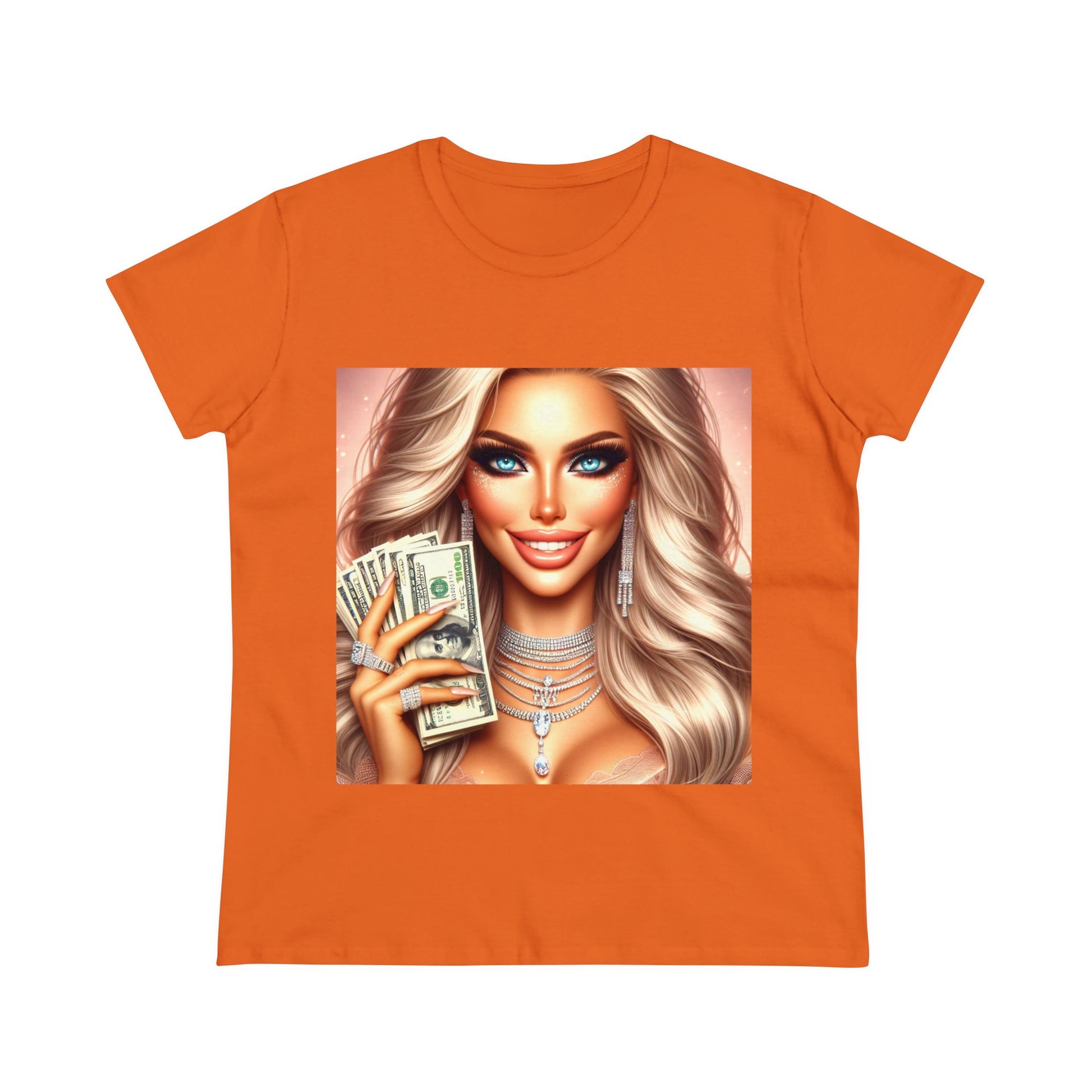 Money Talks T-Shirt T-Shirt Printify Orange S 