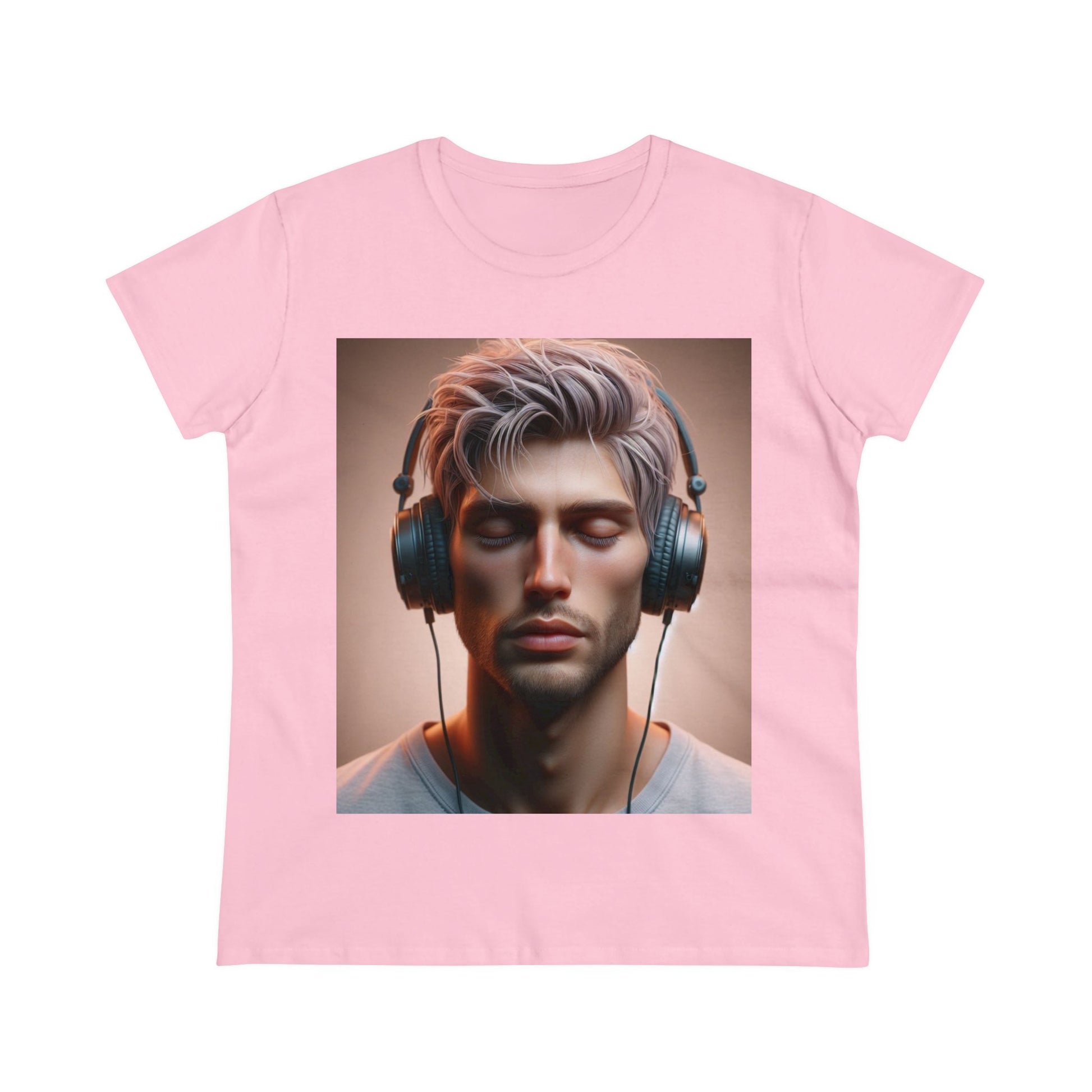 Music Vibes T-Shirt T-Shirt Printify Light Pink S 