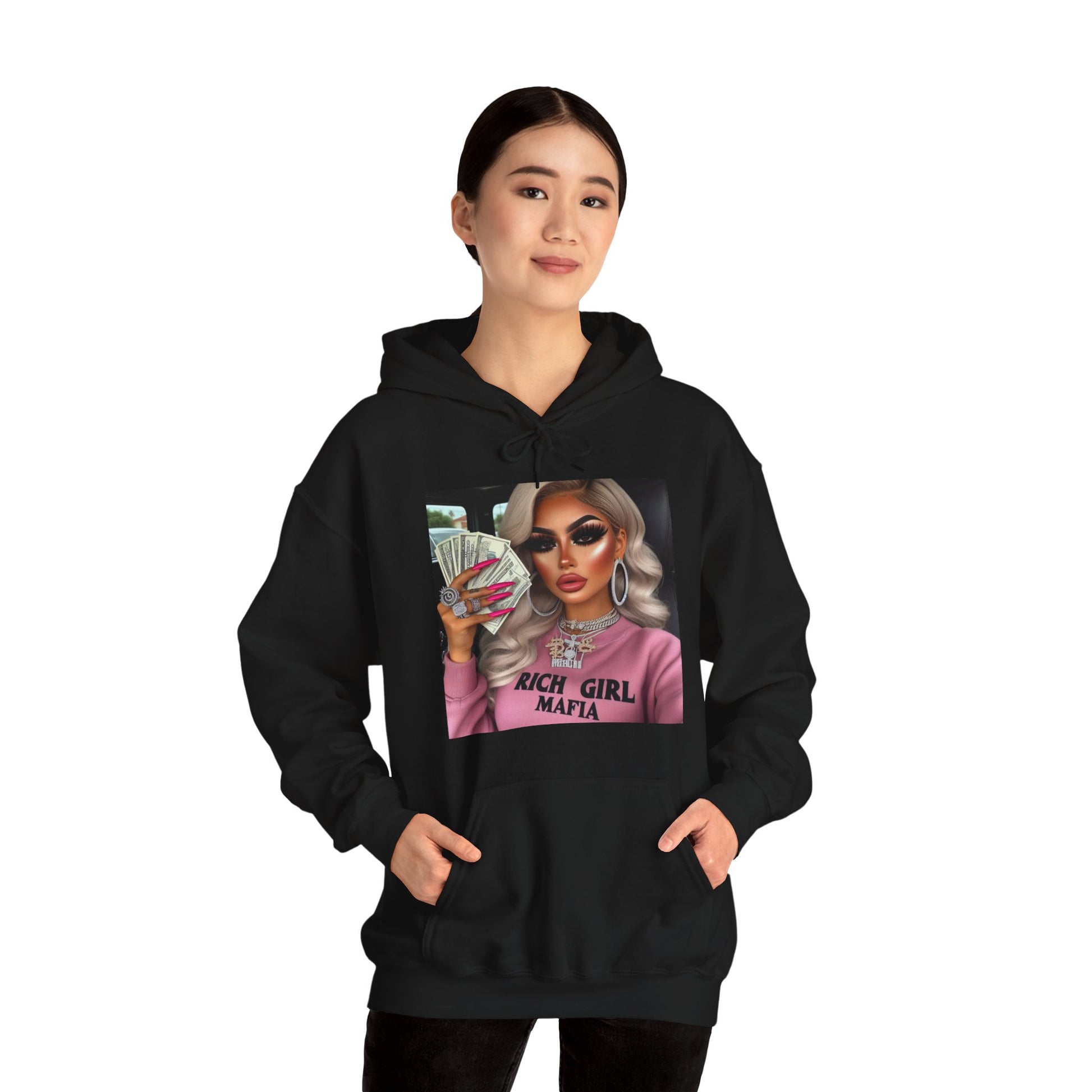 Rich Girl Mafia Hoodie Hoodie Printify   