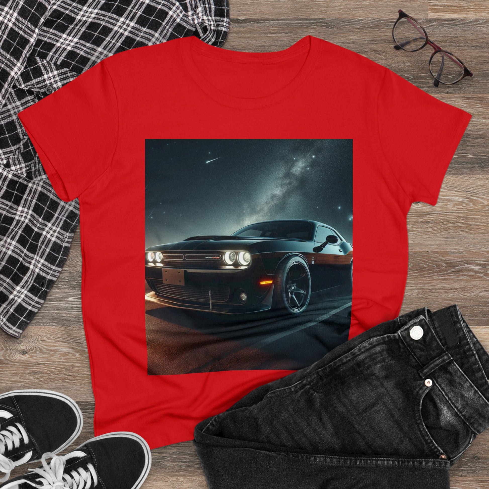 Black Challenger T-Shirt T-Shirt Printify   