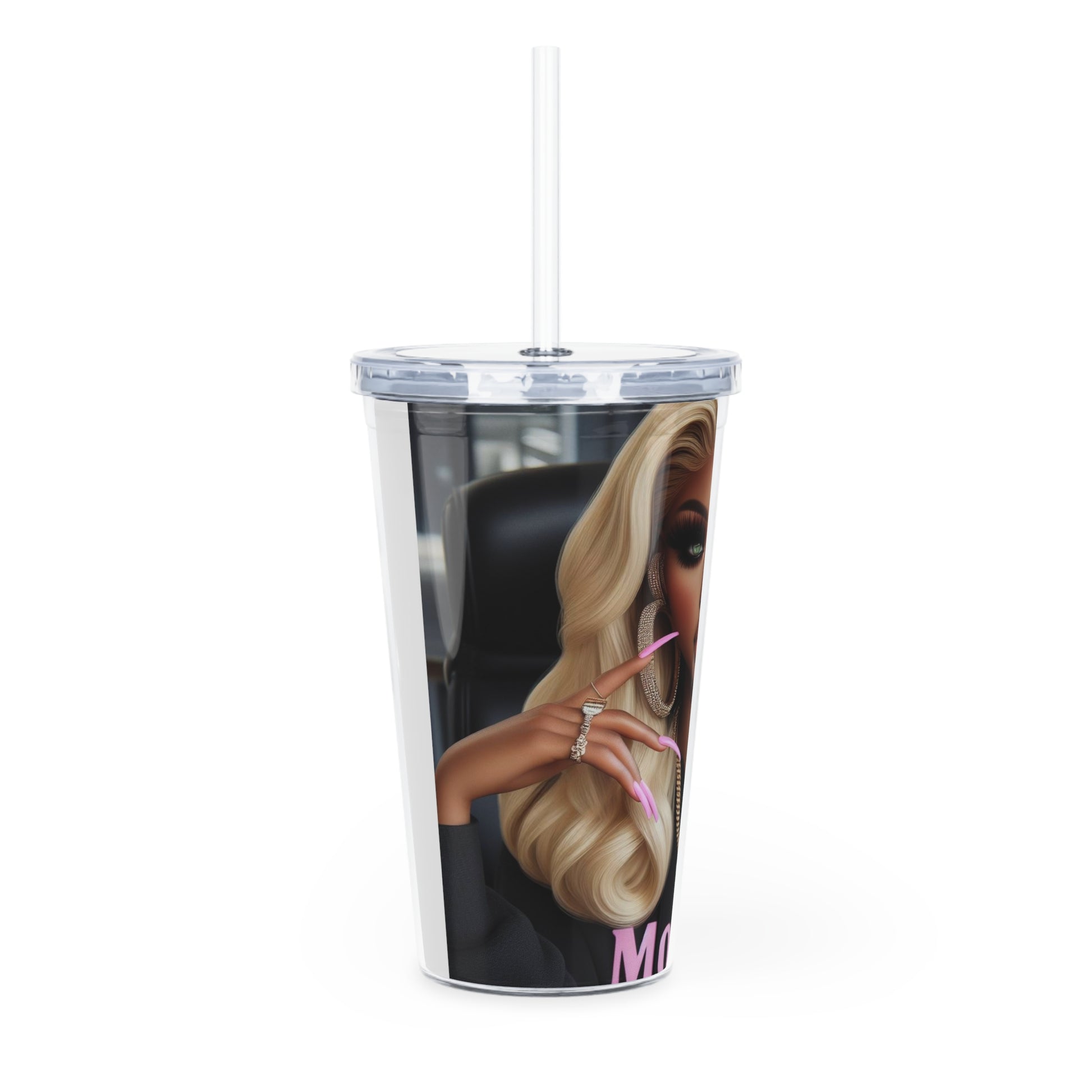 Money Tumbler with Straw Mug Printify   