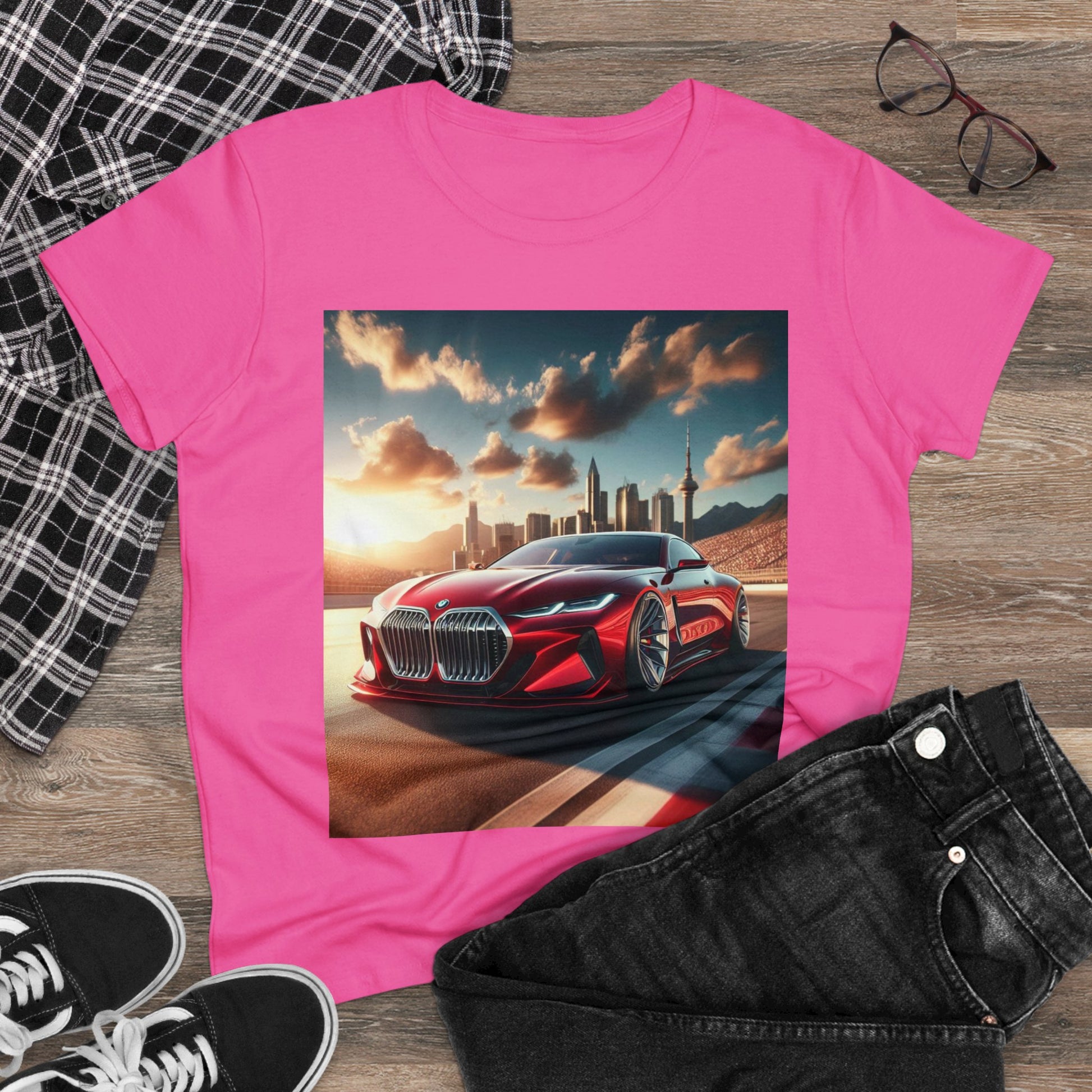 Red BMW T-Shirt T-Shirt Printify   