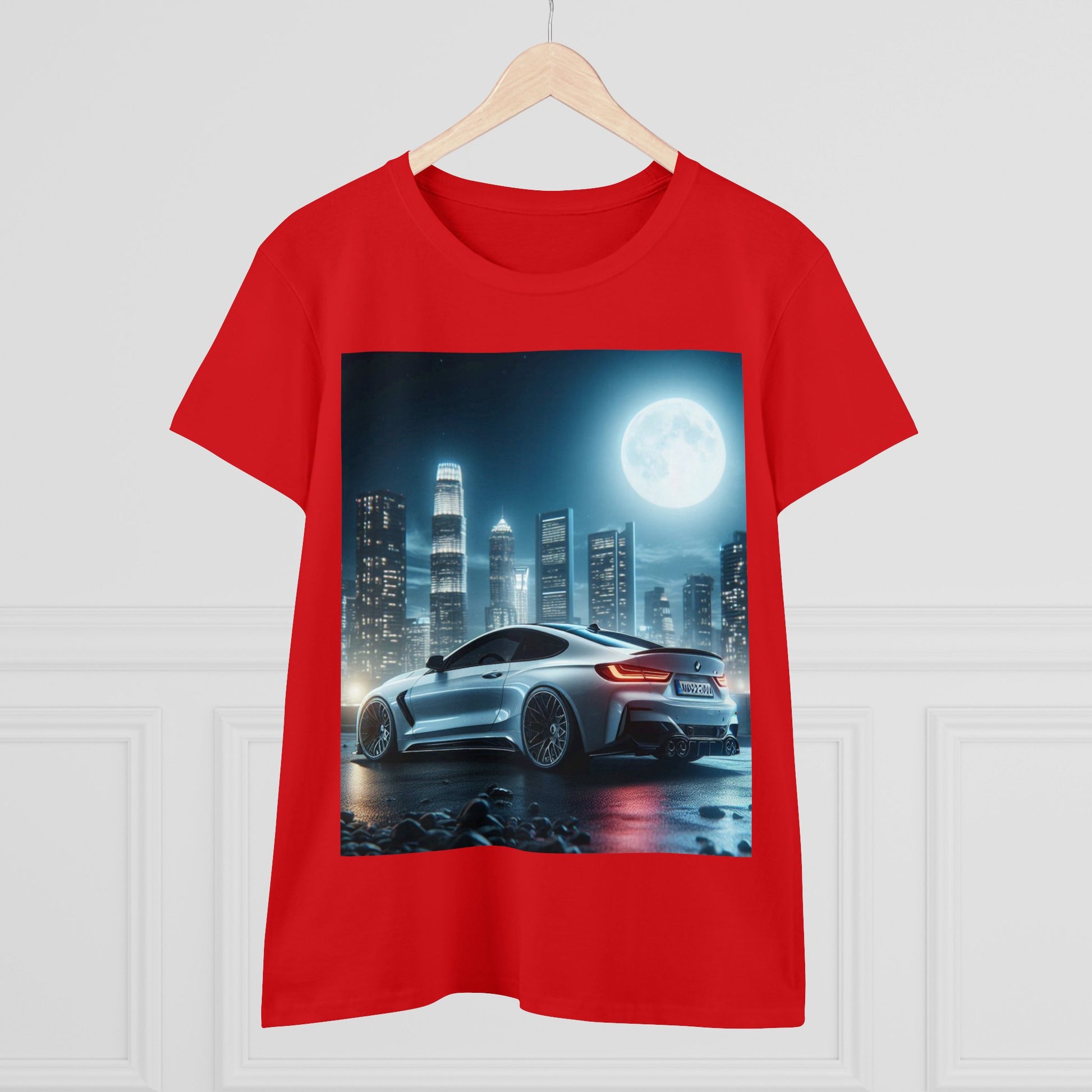 White BMW T-Shirt T-Shirt Printify   