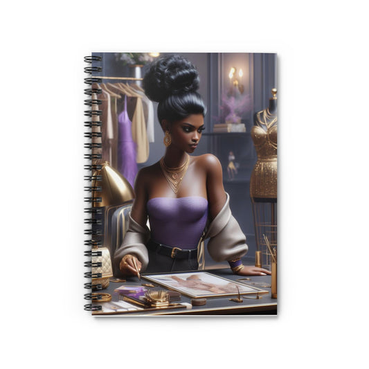 Fashion and Beauty Spiral Notebook Paper products Printify One Size  