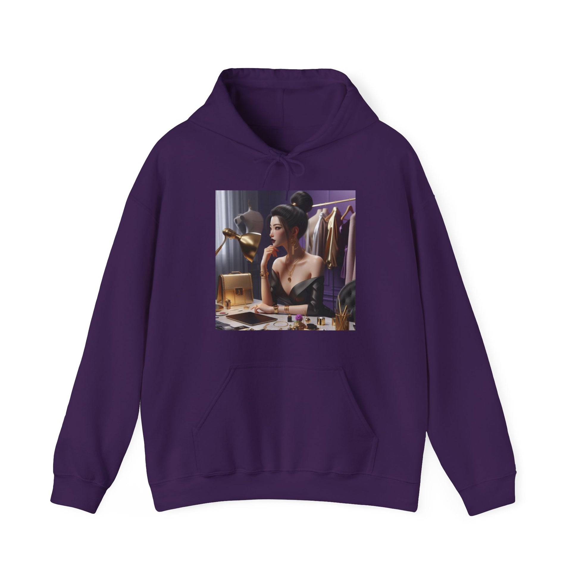 Fashion and Beauty Hoodie Hoodie Printify Purple S 