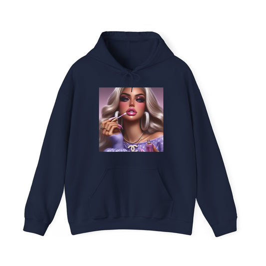 Gloss Up Hoodie Hoodie Printify Navy S 