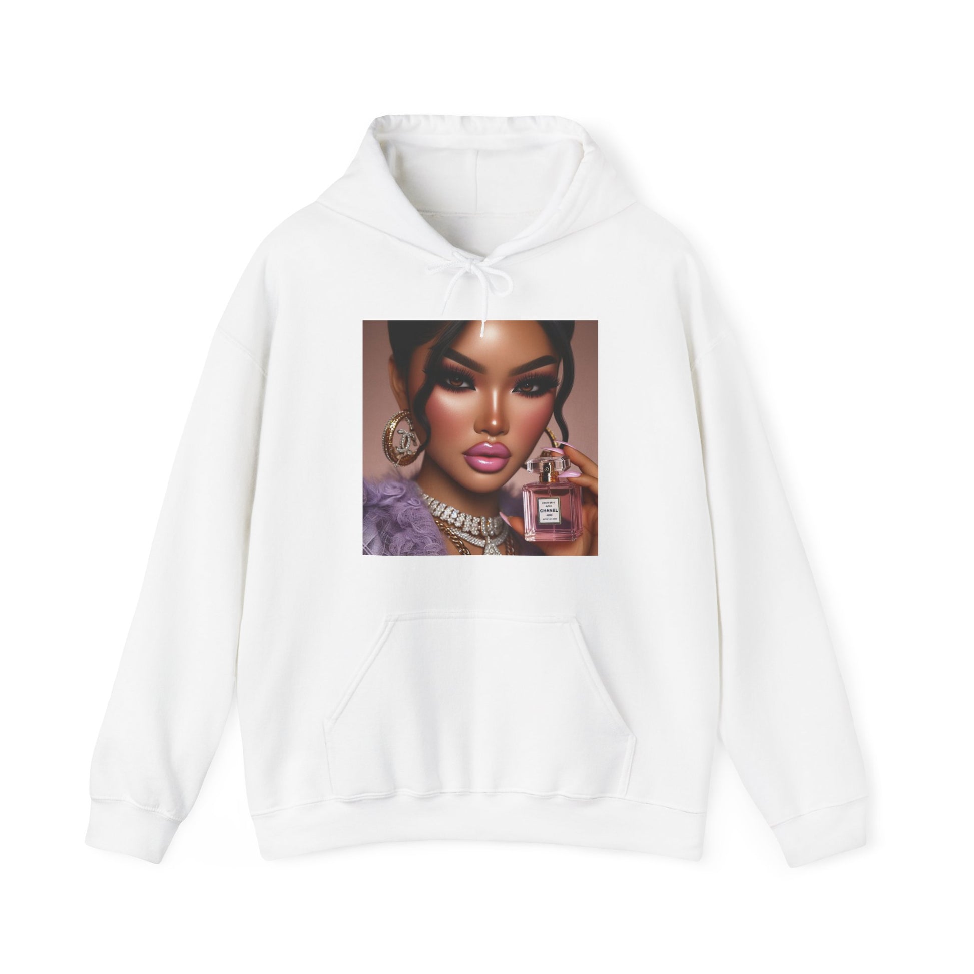 Chanel Please Hoodie Hoodie Printify White S 