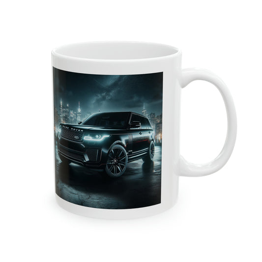 Black Range Rover Mug Mug Printify   