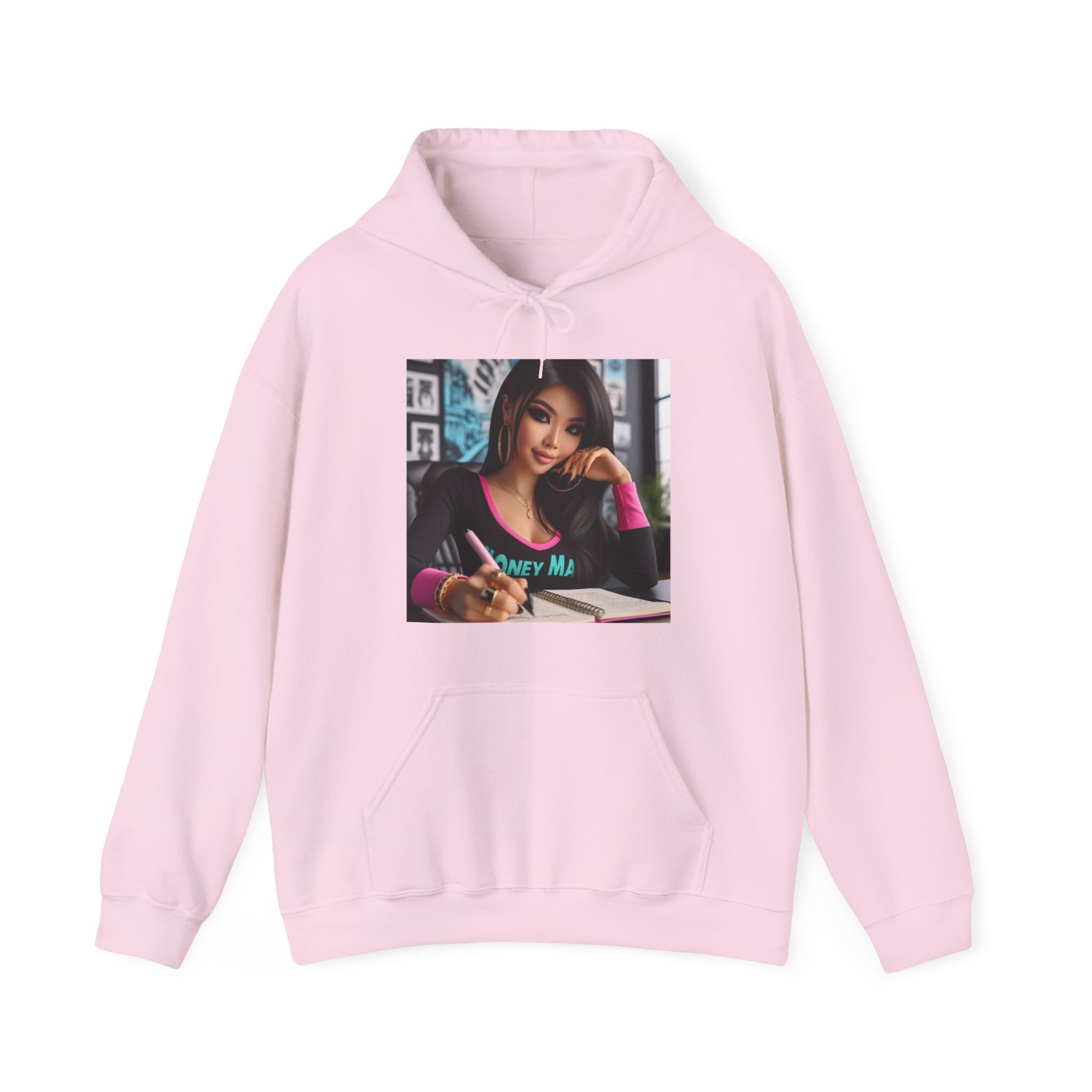 Money Maker Hoodie Hoodie Printify Light Pink S 