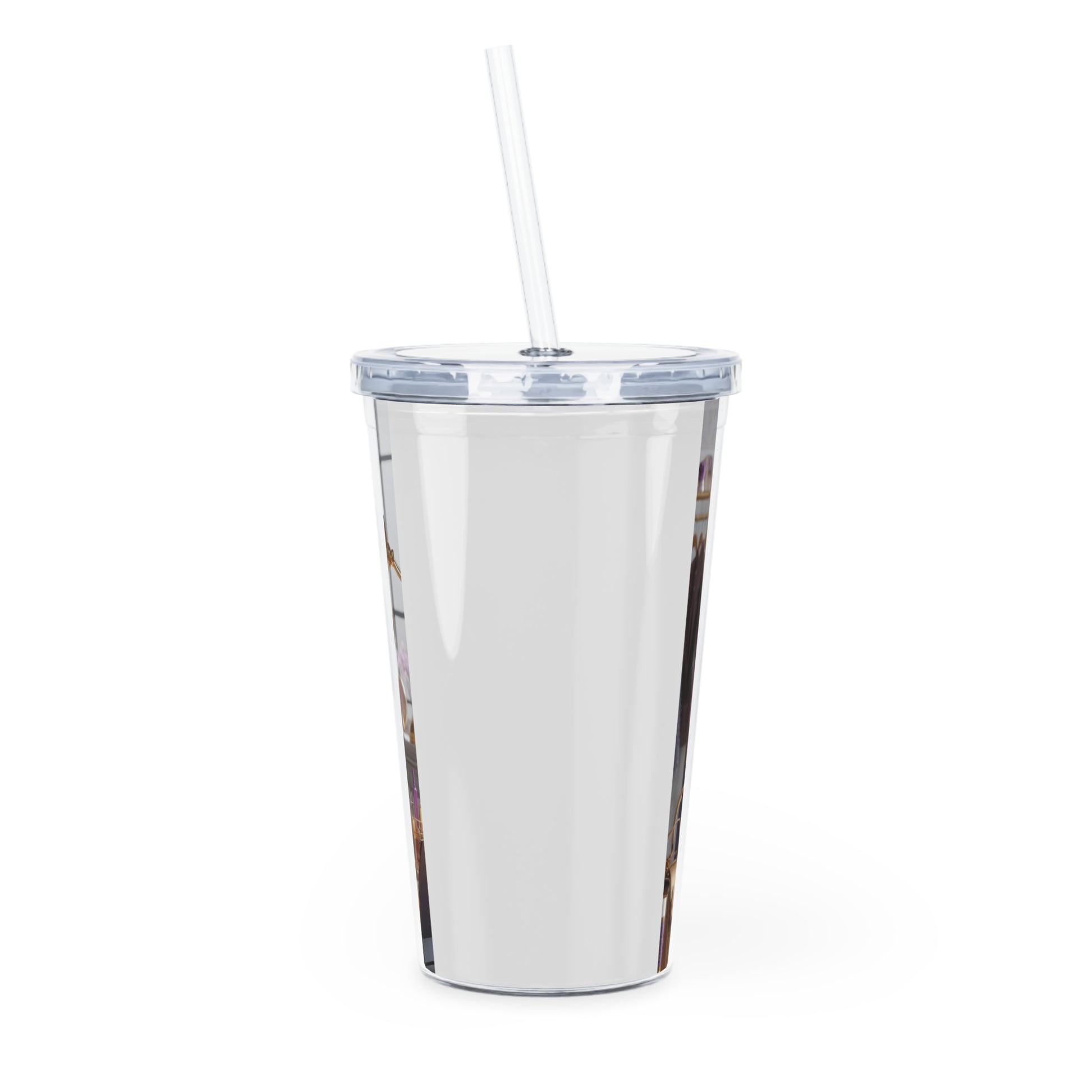 Fashion and Beauty Tumbler with Straw Mug Printify   