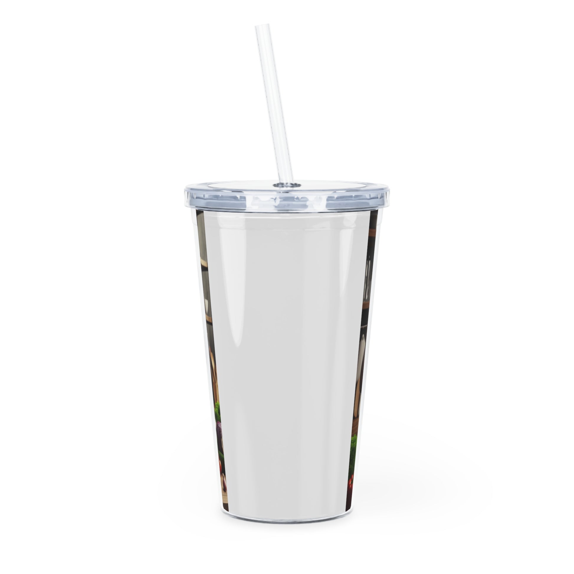 Dinner Time Tumbler with Straw Mug Printify   