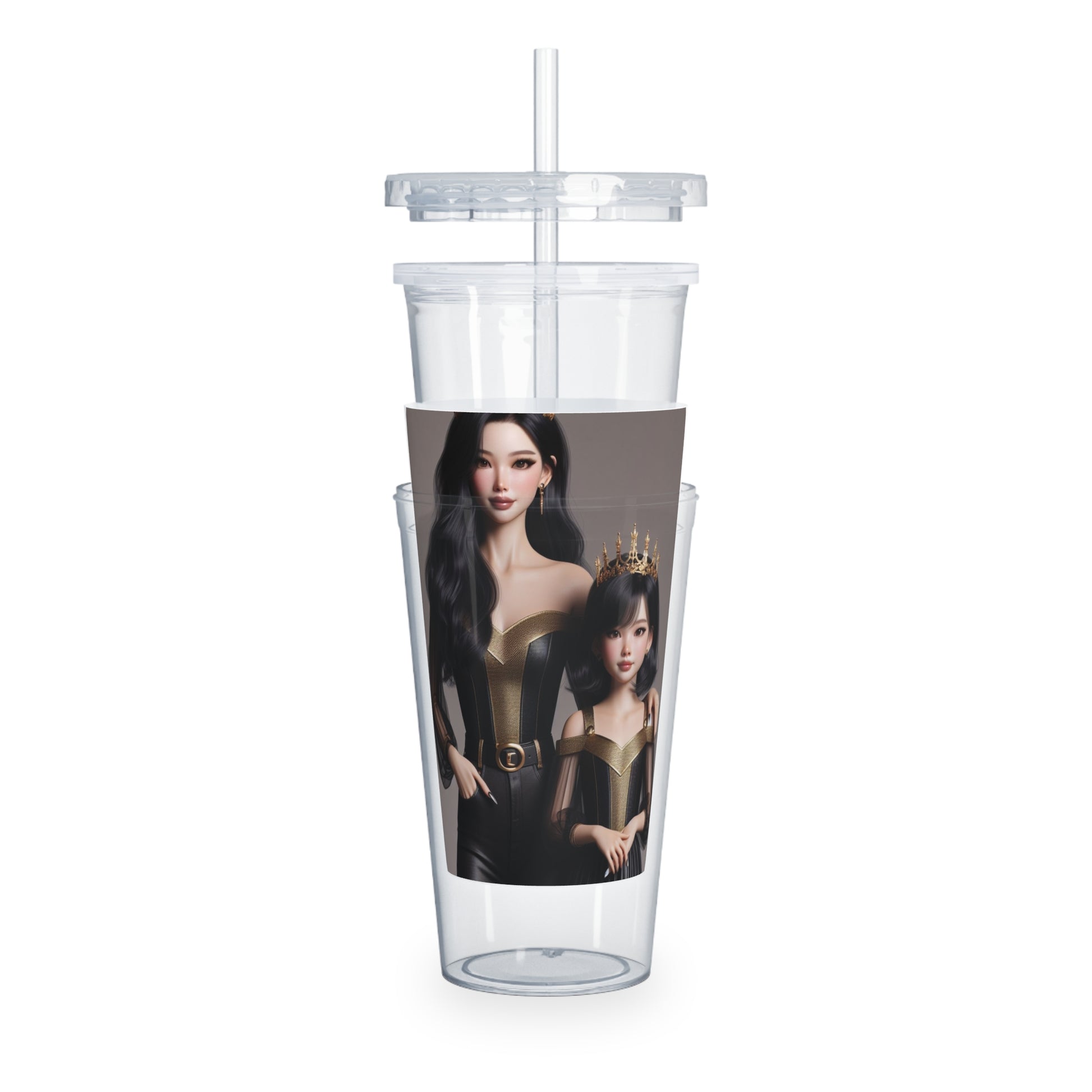 Royalty Tumbler with Straw Mug Printify   