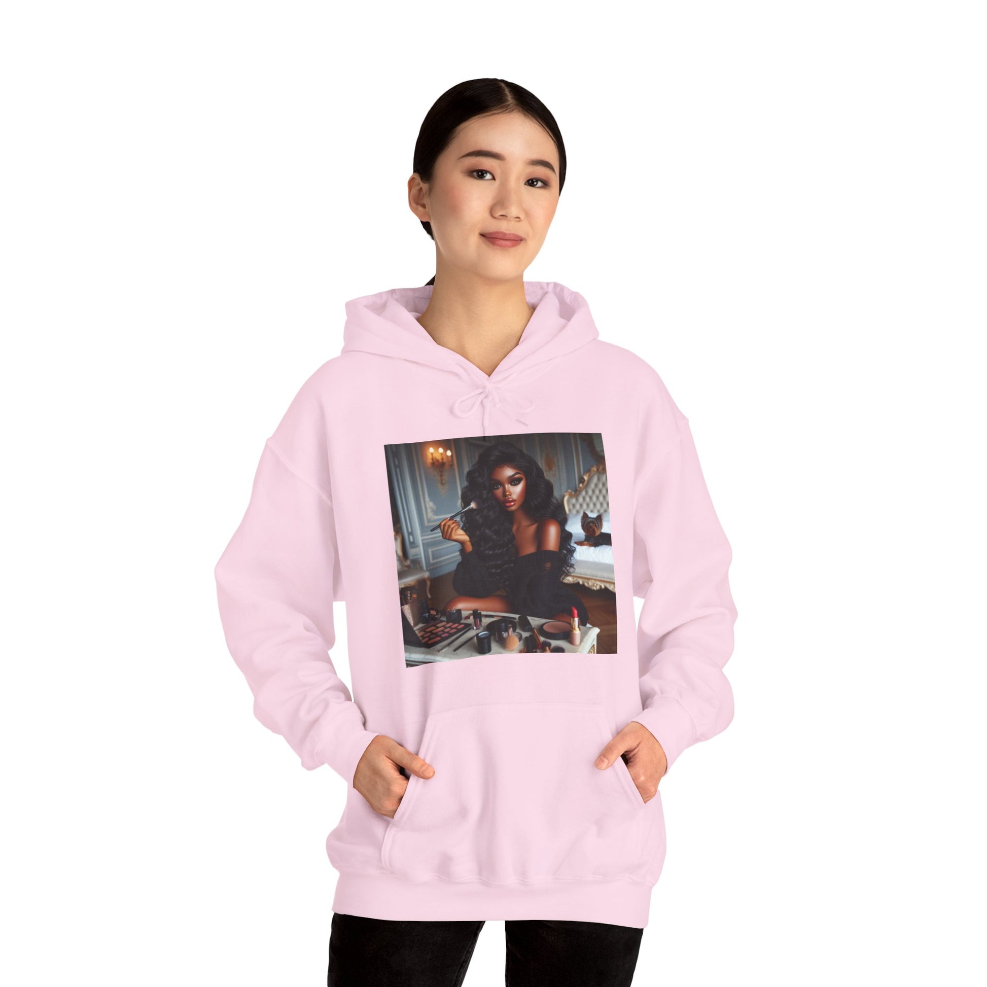 Make Up Time Hoodie Hoodie Printify   