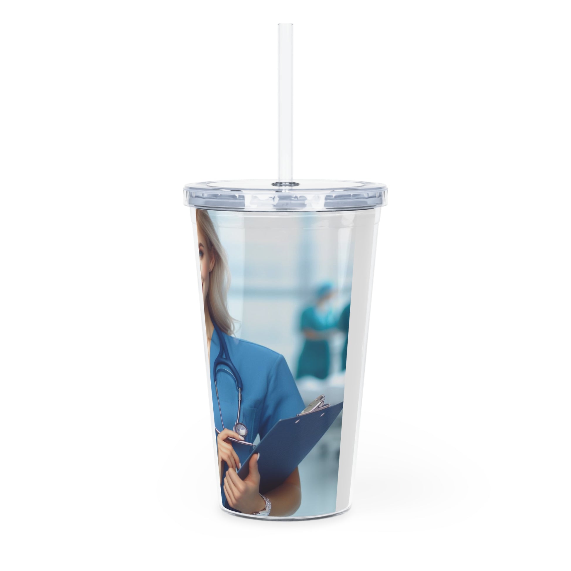 Your Favorite Nurse Tumbler with Straw Mug Printify   