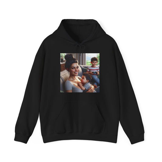 Family Time Hoodie Hoodie Printify Black S 