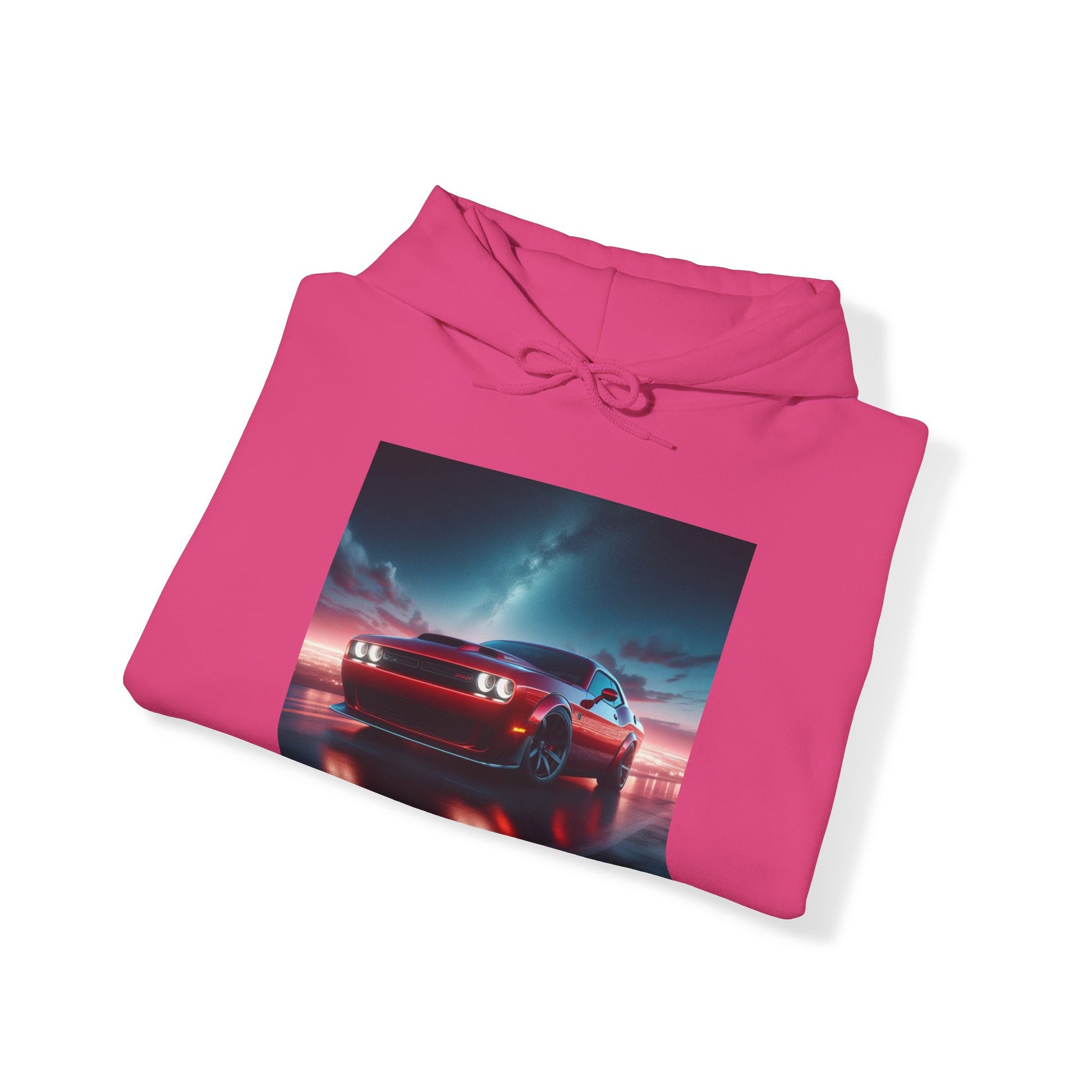 Red Challenger Hoodie Hoodie Printify   